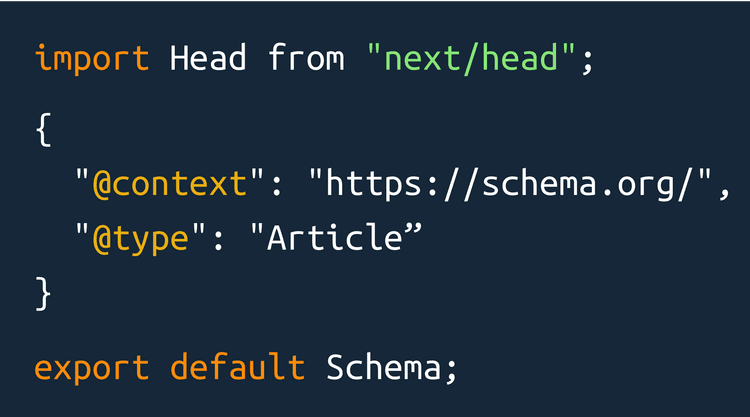 Adding Schema Data to Next.js Sites