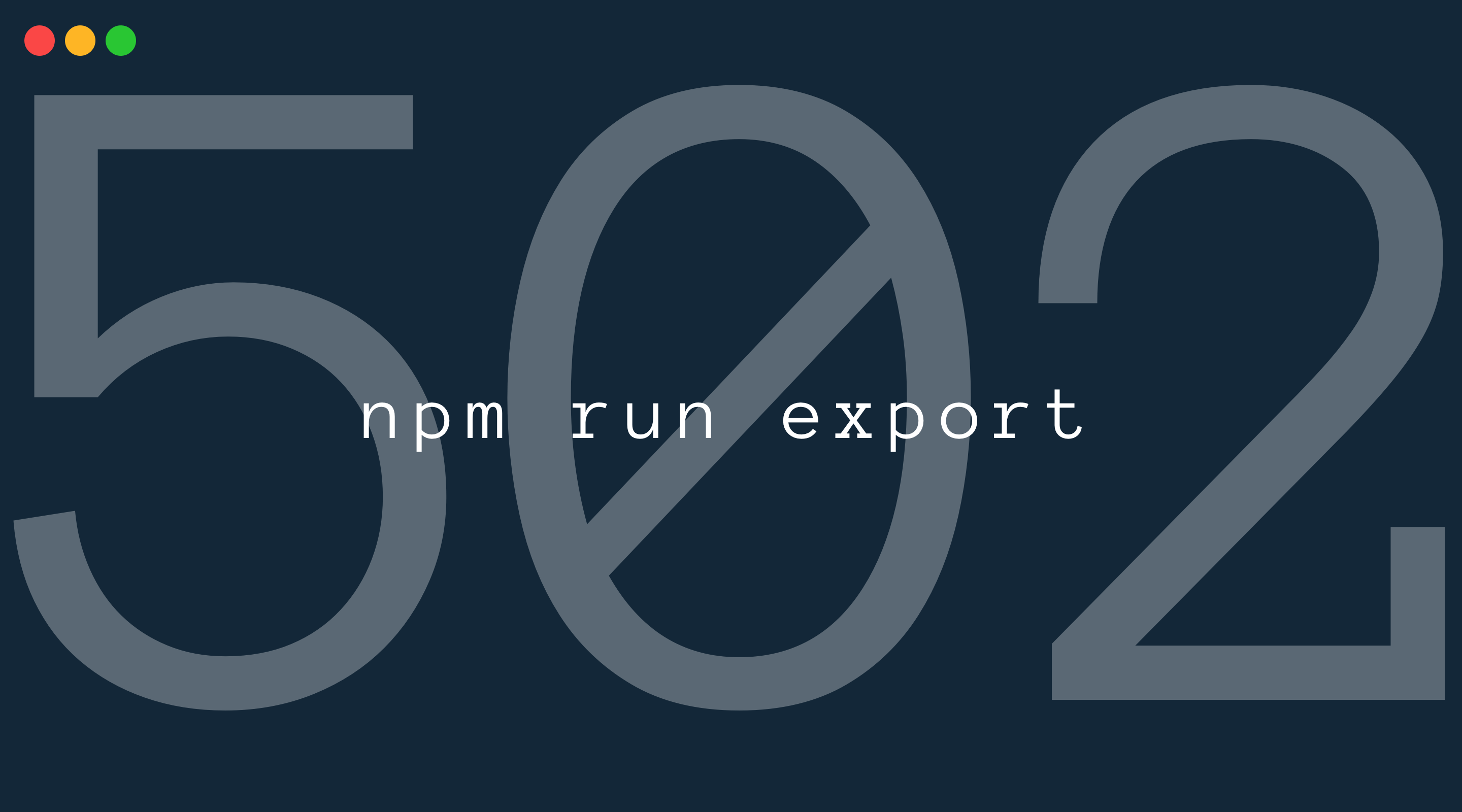 Cover Image for Export your Next.js site without DDOSing yourself