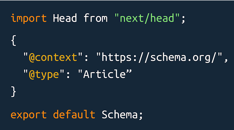 Adding Schema Data to Next.js Sites